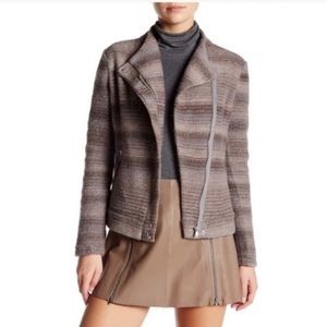 Joie | Wool Moto Sweater Jacket